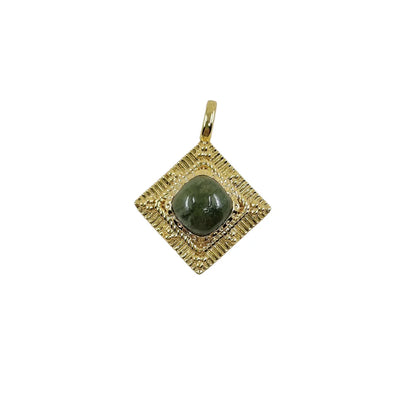 Halskette "Emerald mit Vesonit Anhänger"