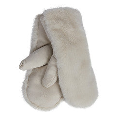 Fellhandschuh "Beige"