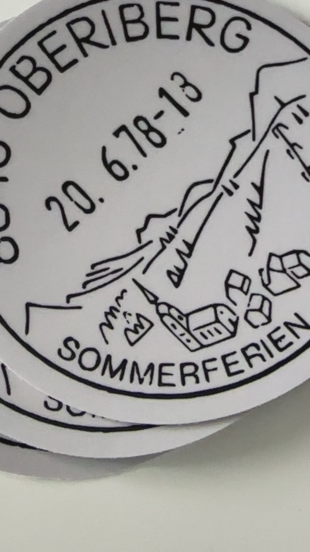 Oberiberg Kleber Poststempel