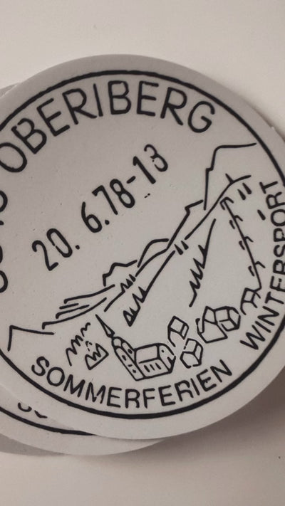 Oberiberg Kleber Poststempel