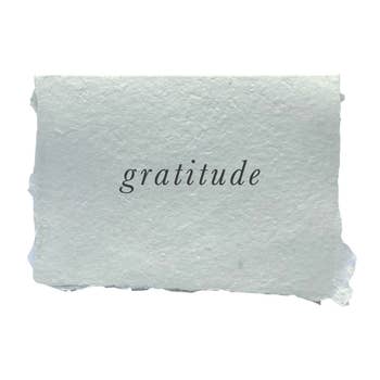 Dankbarkeit - Gratitude- Affirmationskarte