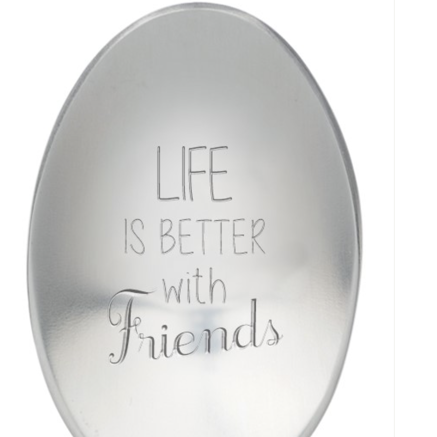Löffel mit Nachricht - One Message Spoon -Life is better with friends