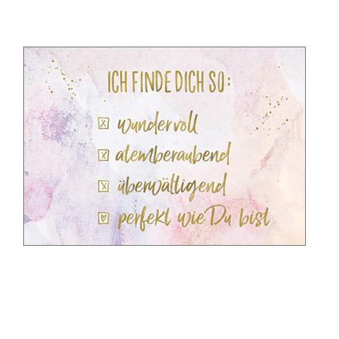 Postkarte "Ich find Dich so......"