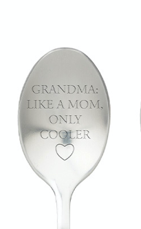 Löffel mit Nachricht - One Message Spoon - Grandma: Like a mom, only cooler