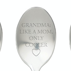 Löffel mit Nachricht - One Message Spoon - Grandma: Like a mom, only cooler