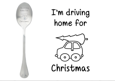 Löffel mit Nachricht - One Message Spoon - Driving Home for Christmas