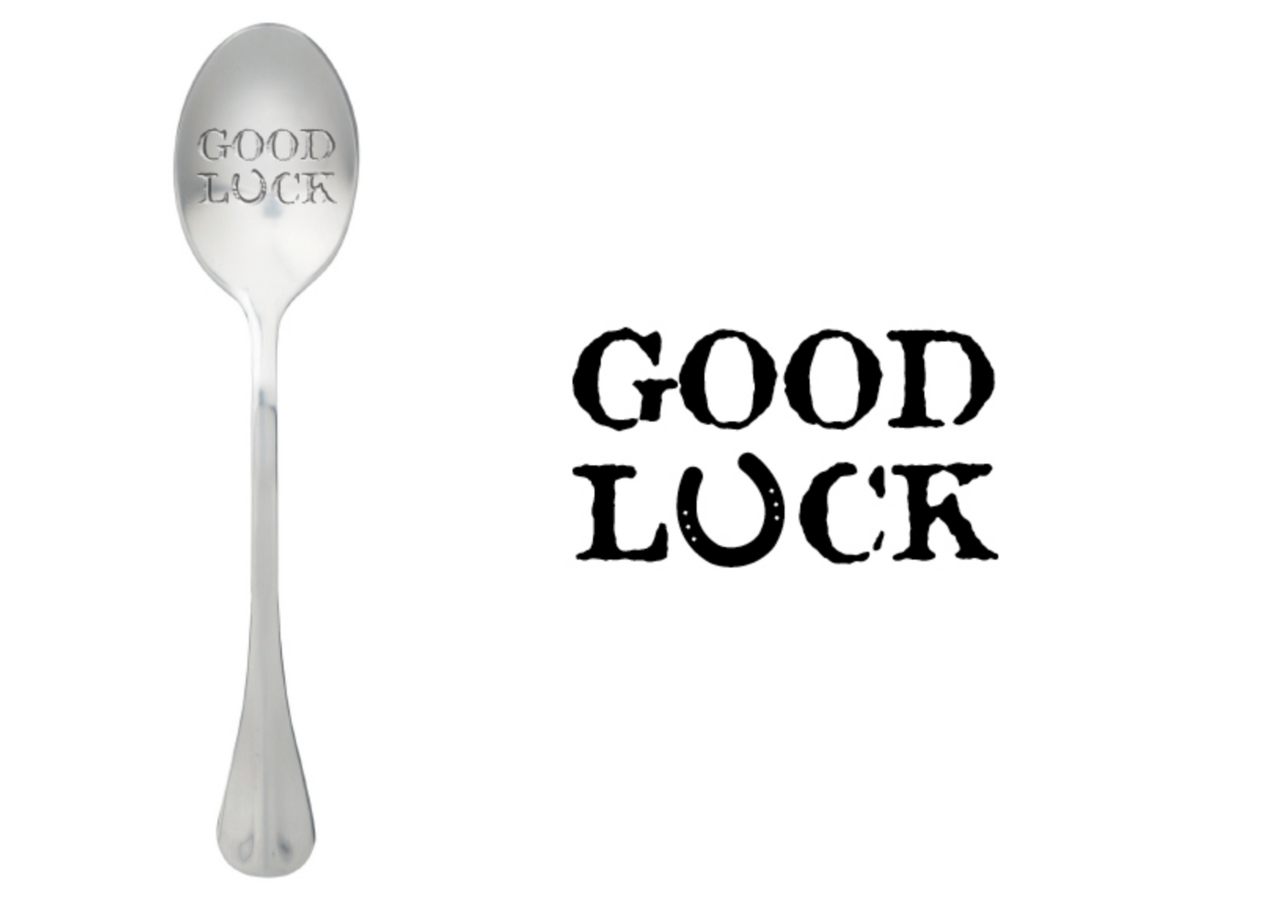 Löffel mit Nachricht -  One Message Spoon - Good Luck