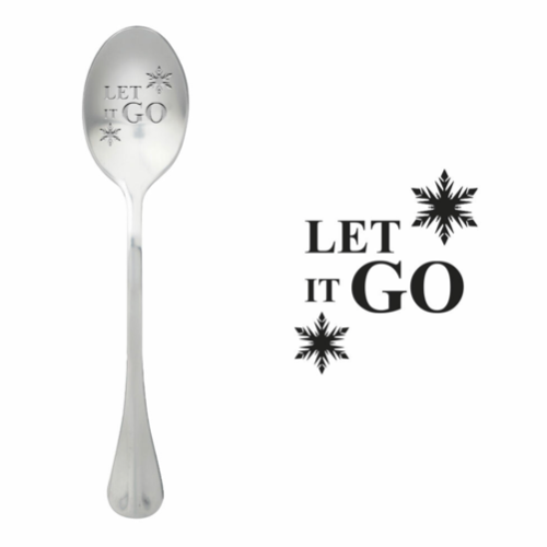 Löffel mit Nachricht - One Message Spoon - Let it go