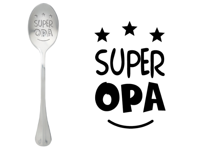 One Message Spoon - Super Opa