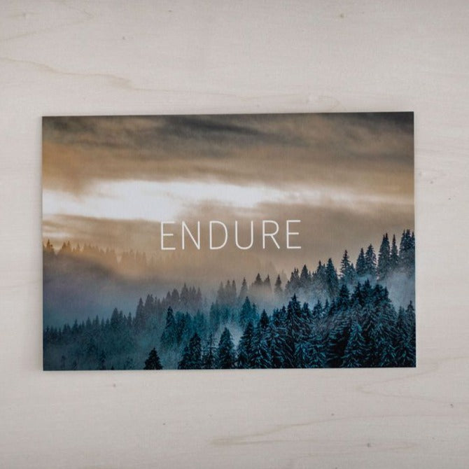 Karte Landscape "Endure"
