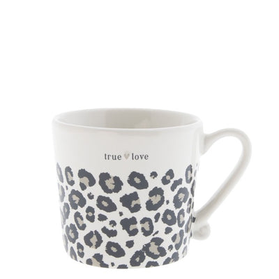 Mug white/ leopard ''true love''