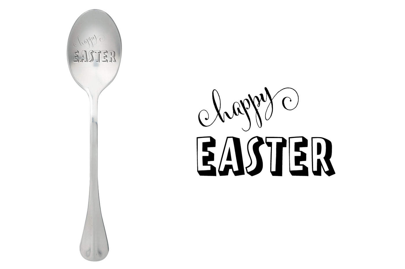 Löffel mit Nachricht - One Message Spoon - Happy Easter