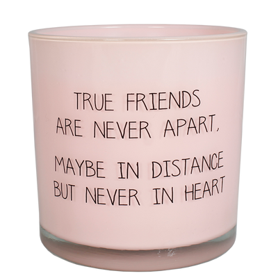 Duftkerze - True friends are never apart